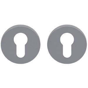 Накладка под цилиндр Colombo Design Rosetta One CC13 серебро 2 шт