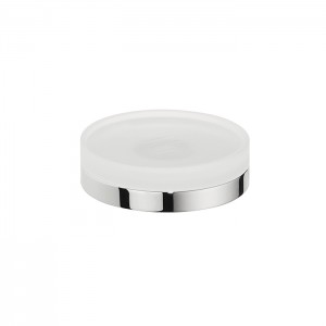 Colombo Mini Мыльница настольная, хром/матовое стекло Colombo Mini Мыльница настольная, хром/матовое стекло