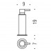 Дозатор COLOMBO DESIGN PLUS W4980.HPS настольный 0,15 л