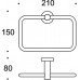 Полотенцедержатель COLOMBO DESIGN PLUS W4931.HPS кольцо