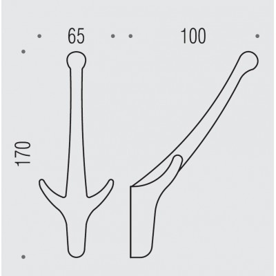 Крючок COLOMBO DESIGN HOOK 2 AM27 тройной