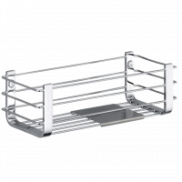 Полочка корзинка COLOMBO DESIGN ANGOLARI B9632.HPS одинарная с металлической полочкой Полочка корзинка COLOMBO DESIGN ANGOLARI B9632.HPS одинарная с металлической полочкой