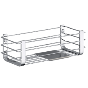 Полочка корзинка COLOMBO DESIGN ANGOLARI B9632.HPS одинарная с металлической полочкой Полочка корзинка COLOMBO DESIGN ANGOLARI B9632.HPS одинарная с металлической полочкой