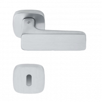 Дверная ручка Colombo Design SPIDER MR15R хром матовый в комплекте с накладками под ключ для межкомнатых дверей Дверная ручка Colombo Design SPIDER MR15R хром матовый в комплекте с накладками под ключ для межкомнатых дверей