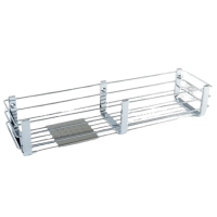 Полочка корзинка COLOMBO DESIGN ANGOLARI B9633.HPS одинарная с металлической полочкой Полочка корзинка COLOMBO DESIGN ANGOLARI B9633.HPS одинарная с металлической полочкой