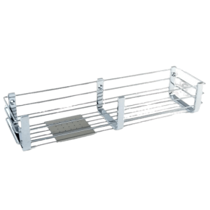 Полочка корзинка COLOMBO DESIGN ANGOLARI B9633.HPS одинарная с металлической полочкой Полочка корзинка COLOMBO DESIGN ANGOLARI B9633.HPS одинарная с металлической полочкой