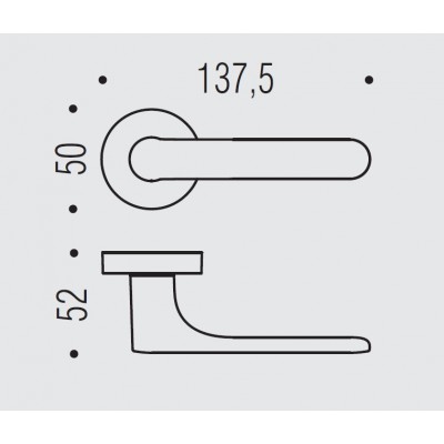 Дверная ручка Colombo Design ONE CC11RSB.C01 белый матовый