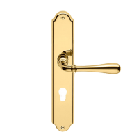 Дверная ручка Colombo Design IDA ID31PY на планке золото Дверная ручка Colombo Design IDA ID31PY на планке золото