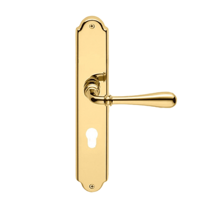 Дверная ручка Colombo Design IDA ID31PY на планке золото