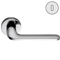 Дверная ручка Colombo Design ROBOQUATTRO ID41R(CD63) хром в комплекте с накладками под ключ для межкомнатых дверей