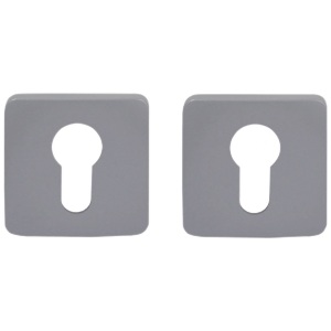 Накладка под цилиндр Colombo Design Rosetta OneQ CC23 серебро 2 шт