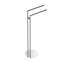 Colombo Mini Стойка с двойным полотенцедержателем, напольная, хром
