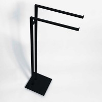 Colombo MiniQ Стойка для полотенец L20x34 H83,5см, цвет: чёрный матовый Colombo MiniQ Стойка для полотенец L20x34 H83,5см, цвет: чёрный матовый