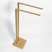 Colombo MiniQ Стойка для полотенец L20x34 H83,5см, цвет: золото матовое Colombo MiniQ Стойка для полотенец L20x34 H83,5см, цвет: золото матовое