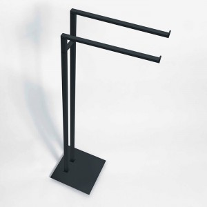 Colombo MiniQ Стойка для полотенец L20x34 H83,5см, цвет: графит матовый