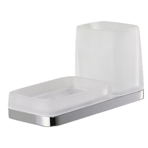 Стакан с мыльницей COLOMBO DESIGN TIME W4272 настенный