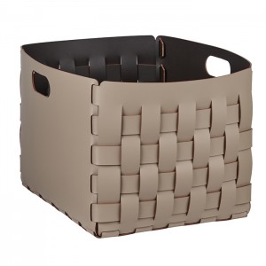 ADJ Корзинка Bottega, 35x40xH30 см., цвет: капучино/шоколад ADJ Корзинка Bottega, 35x40xH30 см., цвет: капучино/шоколад