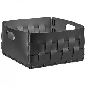 ADJ Корзинка Bottega, 35x35xH20 см., цвет: черный/серый ADJ Корзинка Bottega, 35x35xH20 см., цвет: черный/серый