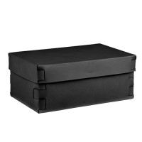 ADJ Коробка Snob, 32x20xH13,5 см., цвет: черный/серый ADJ Коробка Snob, 32x20xH13,5 см., цвет: черный/серый