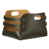 ADJ Корзина Riga, 27x36xH25 см., цвет: оливковый/горчичный ADJ Корзина Riga, 27x36xH25 см., цвет: оливковый/горчичный