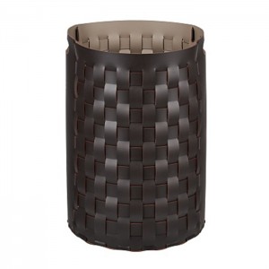 ADJ Круглая корзина Bottega, D40xH57 см., цвет: шоколад/капучин ADJ Круглая корзина Bottega, D40xH57 см., цвет: шоколад/капучин