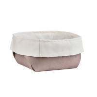 ADJ Корзина, 20x20xH9 см., цвет: пепельная роза/устричный ADJ Корзина, 20x20xH9 см., цвет: пепельная роза/устричный