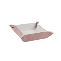 ADJ Мелочница, 14x14xH5 см., цвет: пепельная роза/устричный ADJ Мелочница, 14x14xH5 см., цвет: пепельная роза/устричный