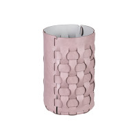 ADJ Корзина для мусора Dubai, D22xH35 см., цвет: пепельная роза/устричный ADJ Корзина для мусора Dubai, D22xH35 см., цвет: пепельная роза/устричный