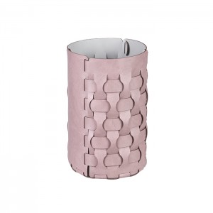 ADJ Корзина для мусора Dubai, D22xH35 см., цвет: пепельная роза/устричный ADJ Корзина для мусора Dubai, D22xH35 см., цвет: пепельная роза/устричный