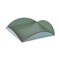 ADJ Подставка для сервировки, 20x20 см., цвет: эвкалипт/небесный ADJ Подставка для сервировки, 20x20 см., цвет: эвкалипт/небесный