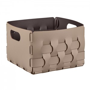 ADJ Корзинка Dubai, 25x25xH20 см., цвет: капучино/шоколад ADJ Корзинка Dubai, 25x25xH20 см., цвет: капучино/шоколад