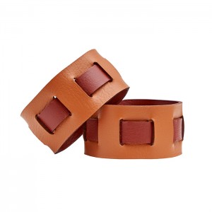 ADJ Кольцо для салфеток Bottega, D5 см., цвет: коньяк/бордо ADJ Кольцо для салфеток Bottega, D5 см., цвет: коньяк/бордо