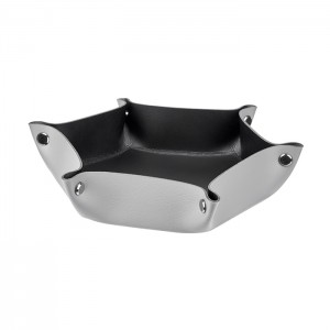 ADJ Мелочница, 15x18xH5 см., цвет: серый/черный ADJ Мелочница, 15x18xH5 см., цвет: серый/черный