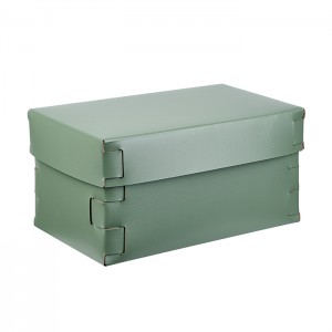 ADJ Коробка Snob, 25x15xH13,5 см., цвет: эвкалипт/небесный ADJ Коробка Snob, 25x15xH13,5 см., цвет: эвкалипт/небесный