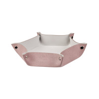 ADJ Мелочница, 15x18xH5 см., цвет: пепельная роза/устричный ADJ Мелочница, 15x18xH5 см., цвет: пепельная роза/устричный