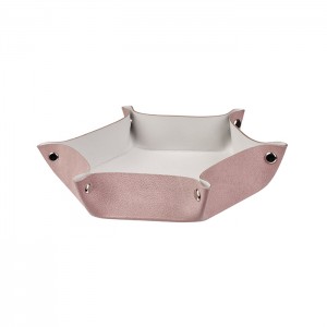 ADJ Мелочница, 15x18xH5 см., цвет: пепельная роза/устричный ADJ Мелочница, 15x18xH5 см., цвет: пепельная роза/устричный