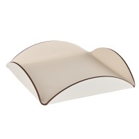 ADJ Подставка для сервировки, 35x35 см., цвет: панна котта/белый ADJ Подставка для сервировки, 35x35 см., цвет: панна котта/белый