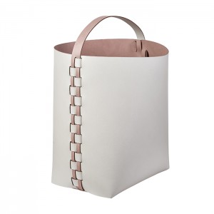 ADJ Корзина, 35x30xH45 см., цвет: устричный/пепельная роза ADJ Корзина, 35x30xH45 см., цвет: устричный/пепельная роза