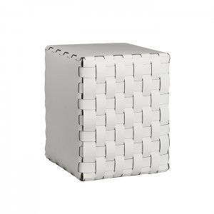 ADJ Пуф, 35x35xH40 см., цвет: белый/панна котта ADJ Пуф, 35x35xH40 см., цвет: белый/панна котта