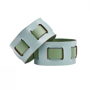 ADJ Кольцо для салфеток Bottega, D5 см., цвет: небесный/эвкалипт ADJ Кольцо для салфеток Bottega, D5 см., цвет: небесный/эвкалипт