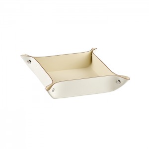 ADJ Мелочница, 14x14xH5 см., цвет: белый/панна котта ADJ Мелочница, 14x14xH5 см., цвет: белый/панна котта