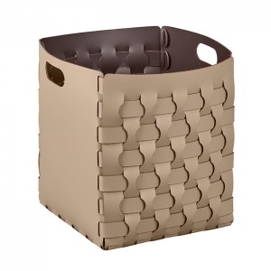 ADJ Корзинка Dubai, 35x35xH40 см., цвет: капучино/шоколад ADJ Корзинка Dubai, 35x35xH40 см., цвет: капучино/шоколад