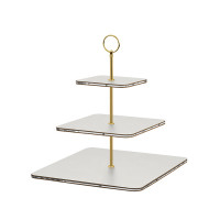 ADJ Сервировочная стойка 30x30xH35см., ручка круглая, цвет: устричный/фурнитура золото ADJ Сервировочная стойка 30x30xH35см., ручка круглая, цвет: устричный/фурнитура золото