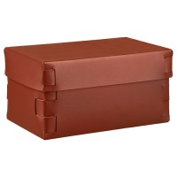 ADJ Коробка Snob, 25x15xH13,5 см., цвет: бордо/коньяк ADJ Коробка Snob, 25x15xH13,5 см., цвет: бордо/коньяк