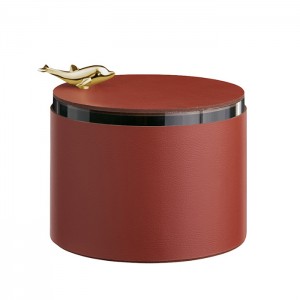 ADJ Шкатулка Delphin диаметр 15хH10см, цвет бордо/золото ADJ Шкатулка Delphin диаметр 15хH10см, цвет бордо/золото