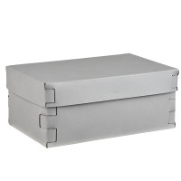 ADJ Коробка Snob, 32x20xH13,5 см., цвет: устричный/пепельная роза ADJ Коробка Snob, 32x20xH13,5 см., цвет: устричный/пепельная роза