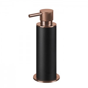 ADJ Диспенсер для жидкого мыла, D7xH19см., цвет: copper/черный ADJ Диспенсер для жидкого мыла, D7xH19см., цвет: copper/черный