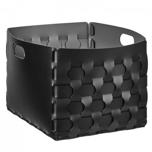 ADJ Корзинка Dubai, 35x40xH30 см., цвет: черный/серый ADJ Корзинка Dubai, 35x40xH30 см., цвет: черный/серый