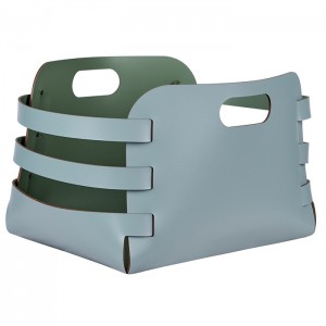 ADJ Корзина Riga, 27x36xH25 см., цвет: небесный/эвкалипт ADJ Корзина Riga, 27x36xH25 см., цвет: небесный/эвкалипт