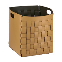 ADJ Корзинка Bottega, 35x35xH40 см., цвет: горчичный/оливковый ADJ Корзинка Bottega, 35x35xH40 см., цвет: горчичный/оливковый